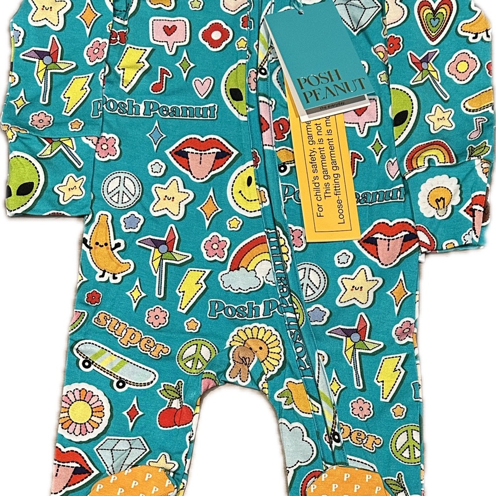 9-12 Posh Peanut Sticker Medley Footie
